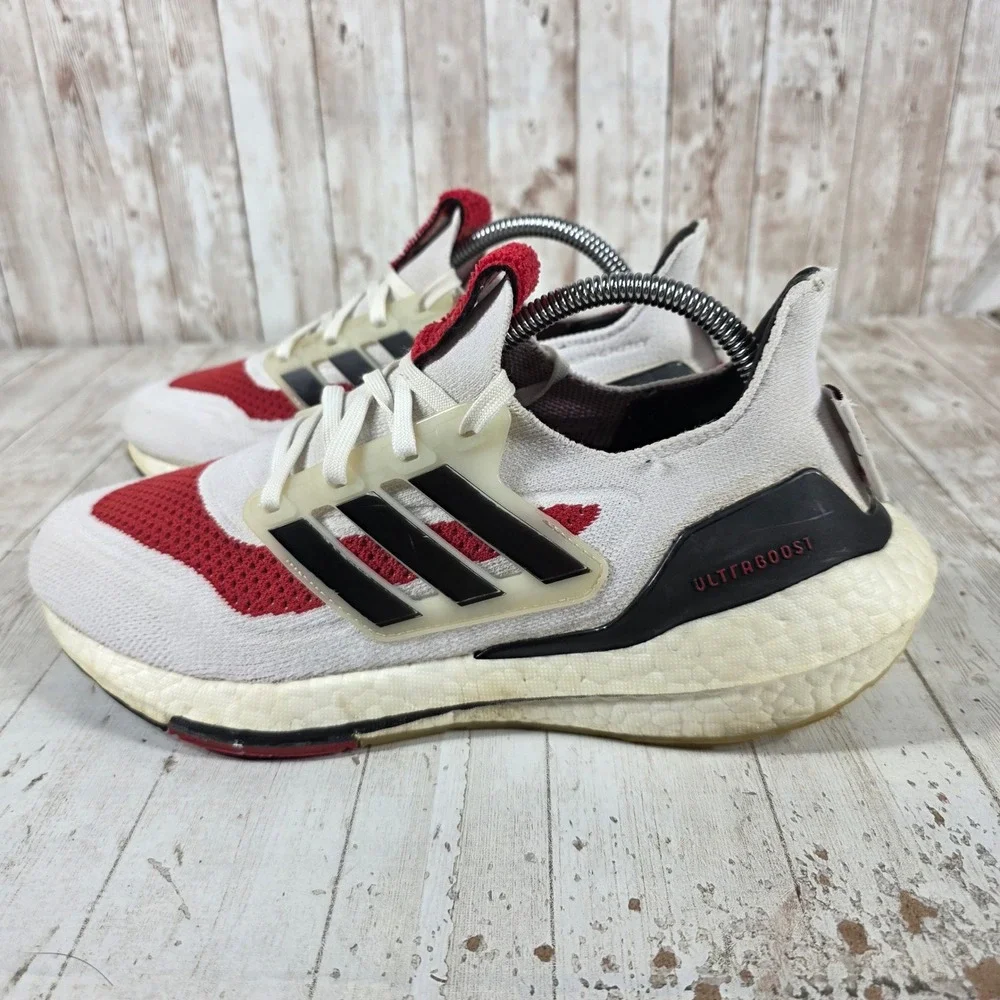Adidas Ultraboost 21 Louisville Cardinals Mens Running Shoes White Red GY0427 8